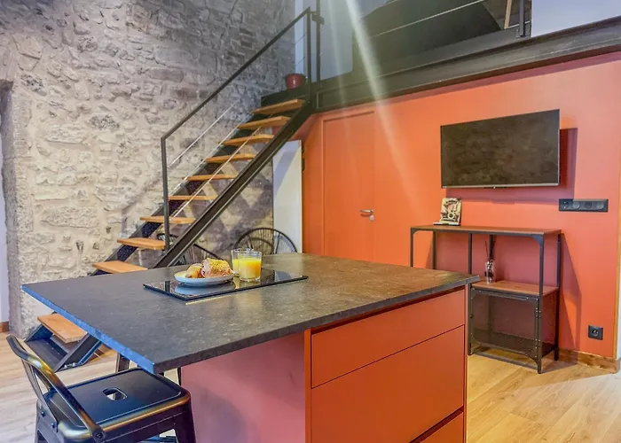 Le Refuge De La Bastille - Jacuzzi Apartamento